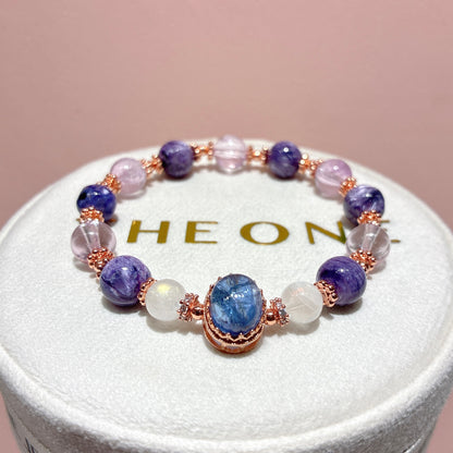 精品*紫龍晶 x 坦桑石