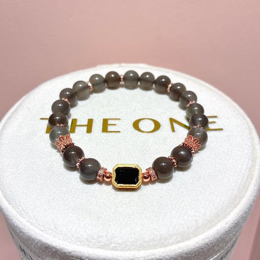 精品*黑月光石 x 黑碧璽