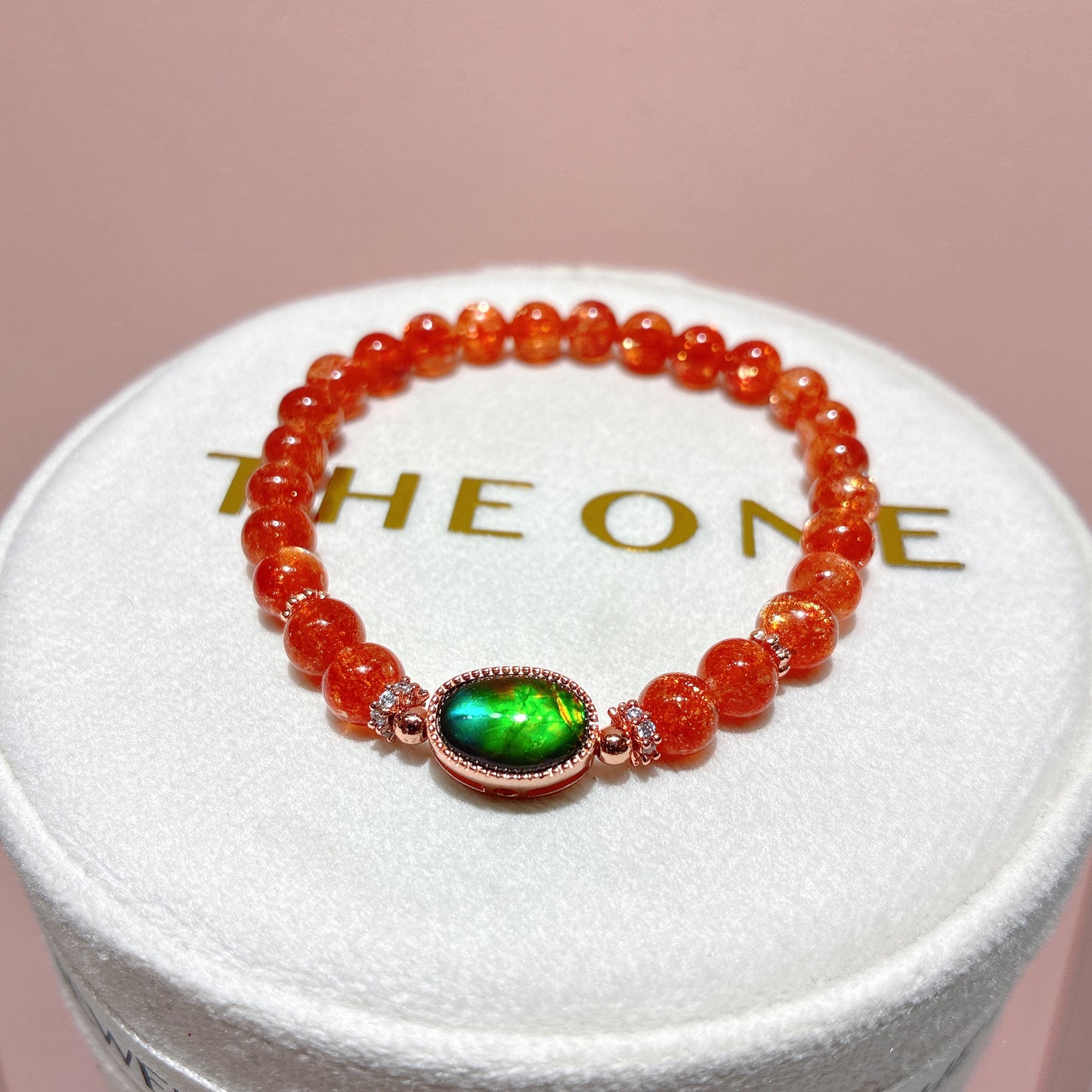 頂級*金草莓太陽石 x 斑彩石