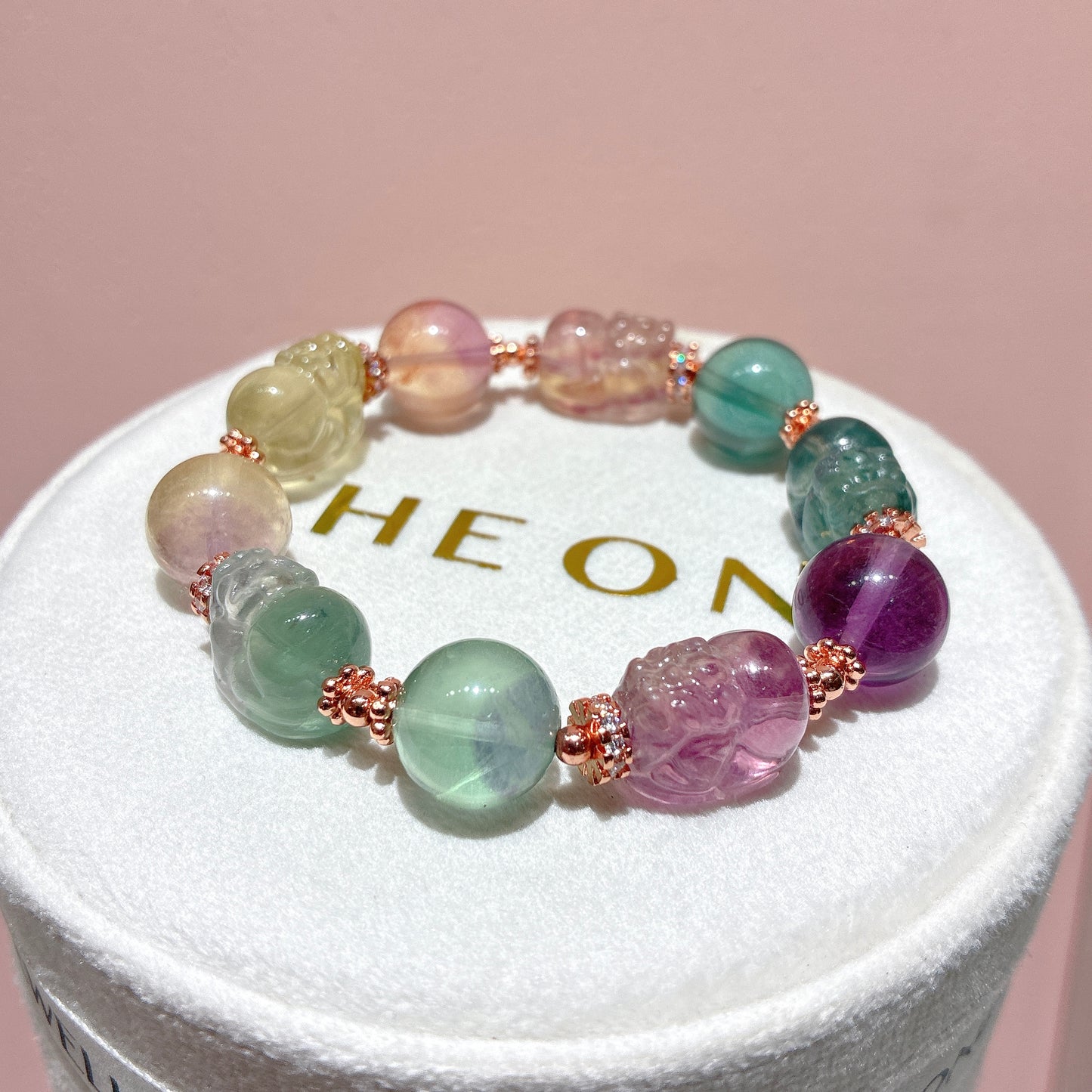 頂級*彩螢石 x 螢石貔貅