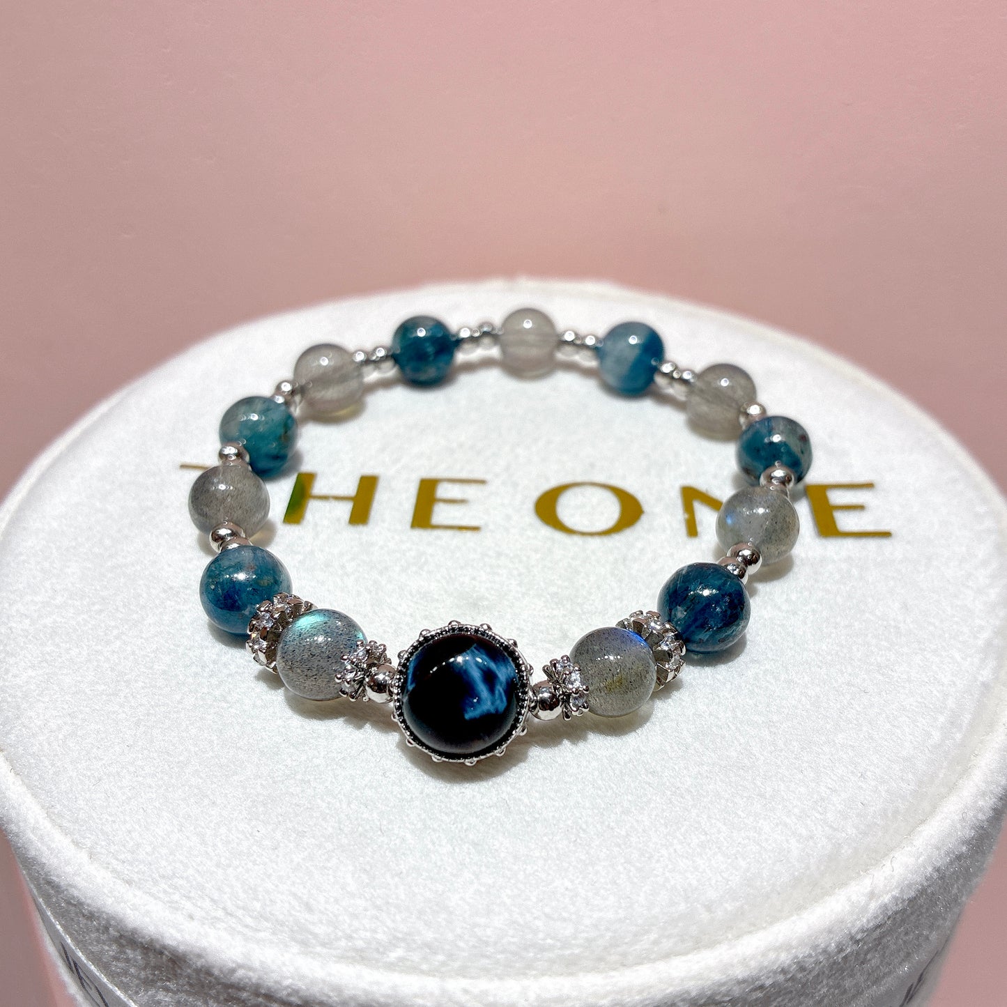 精品*拉長石 x 藍彼得石