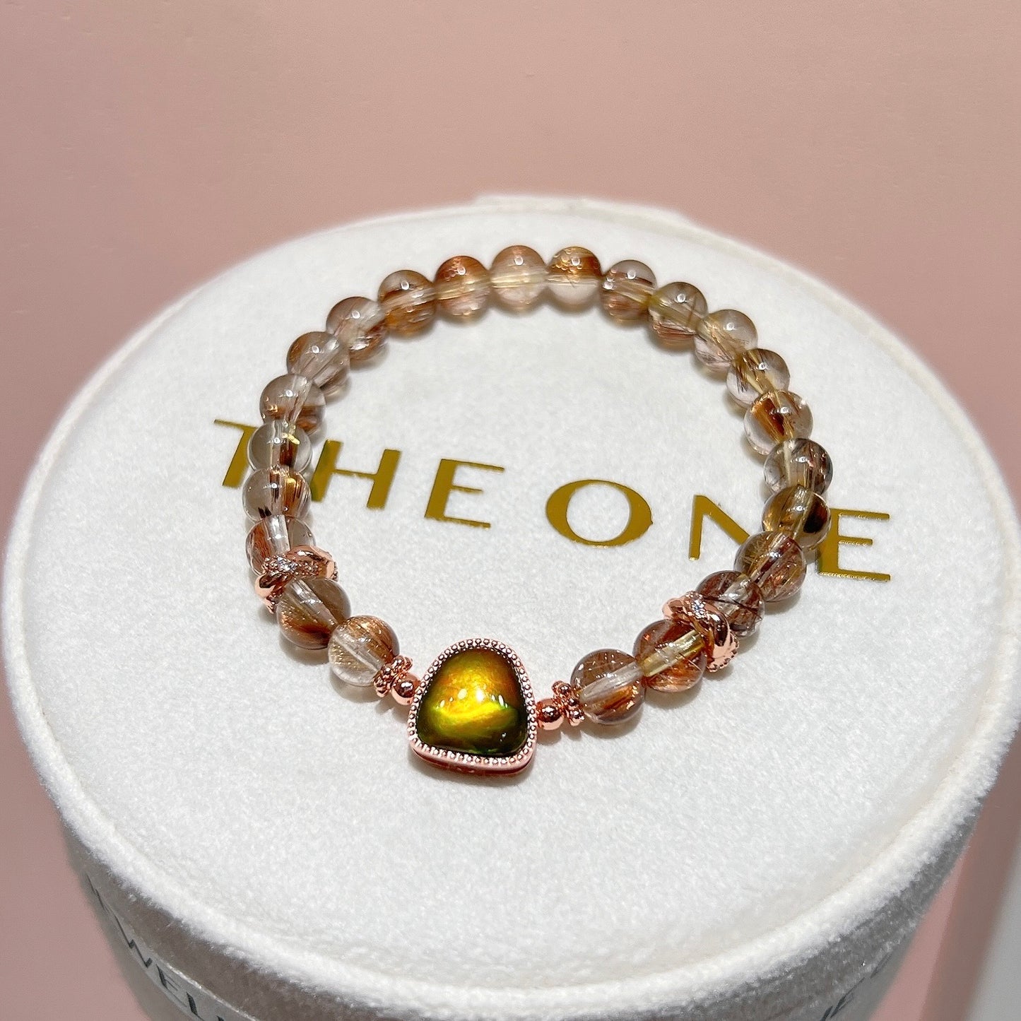 精品*金銅鈦晶 x 斑彩石