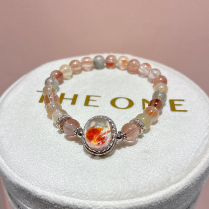 精品*彩兔毛 x 錦鯉膠花