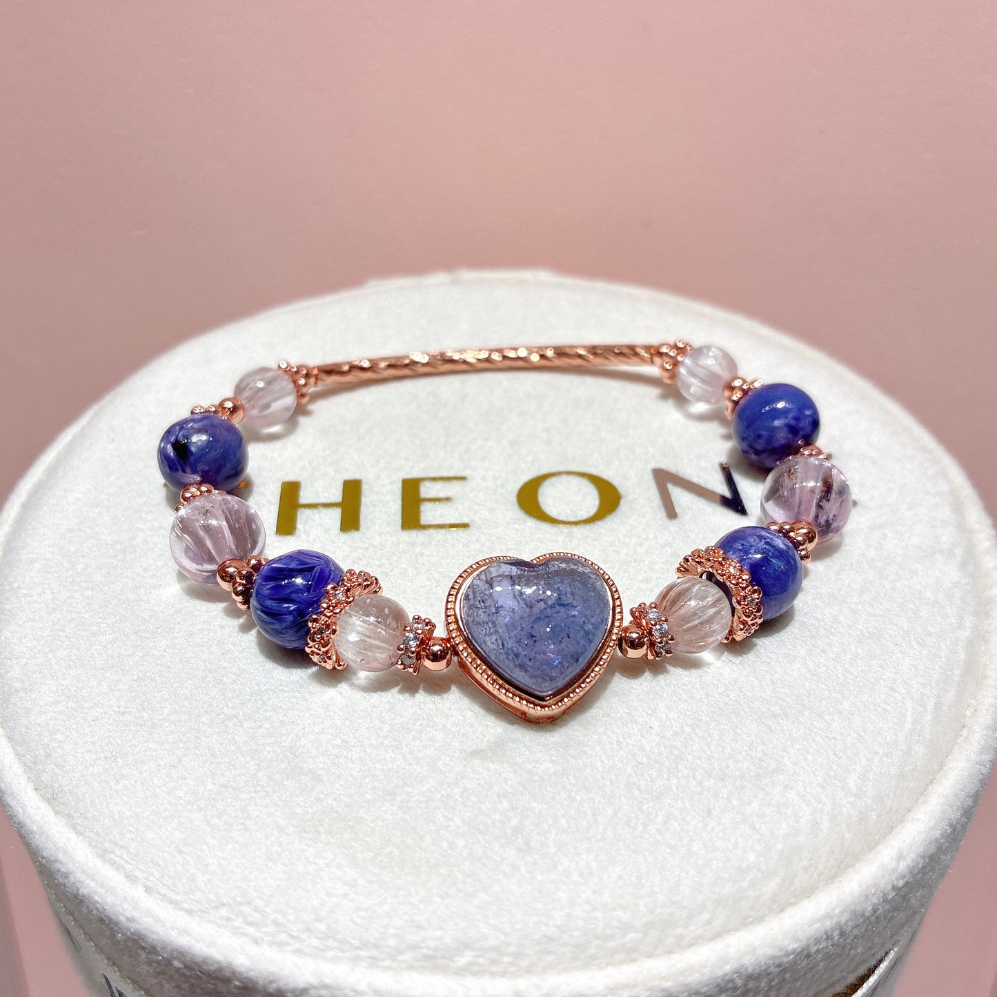 精品*紫龍晶 x 坦桑石