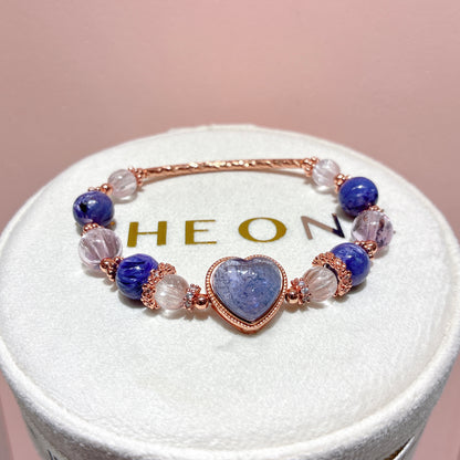 精品*紫龍晶 x 坦桑石