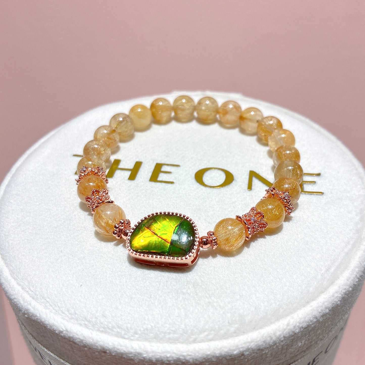 精品*金髮晶 x 斑彩石