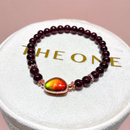 精品*紫牙烏 x 斑彩石