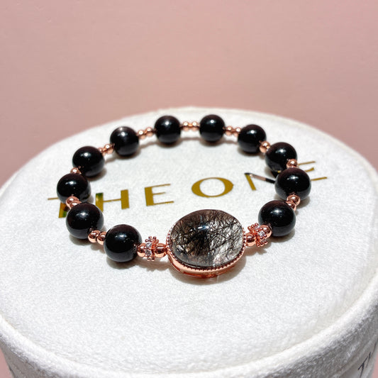 精品*金運石 x 黑髮晶