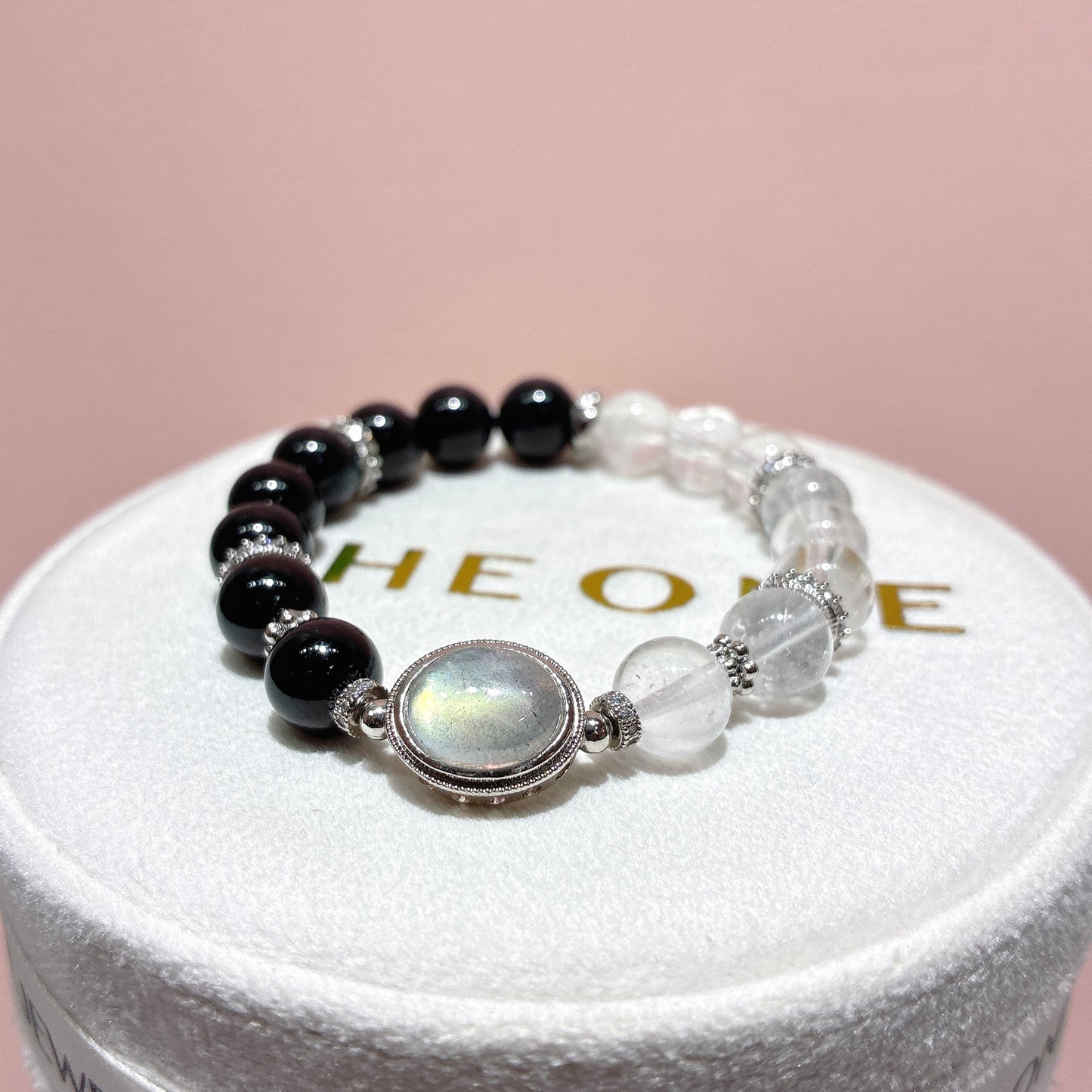 精品*黑碧璽 x 拉長石