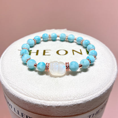 精品*拉利瑪 x 月亮貔貅
