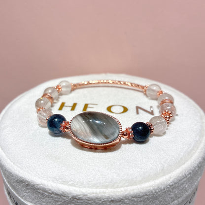 精品*白兔毛 x 灰藍兔毛