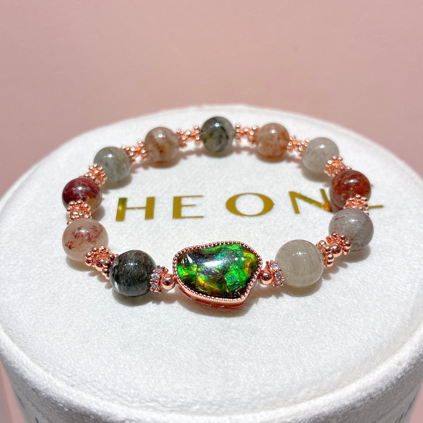 精品*千層彩幽靈 x 斑彩石