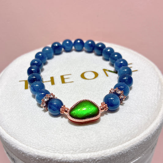 頂級*藍晶石 x 斑彩石