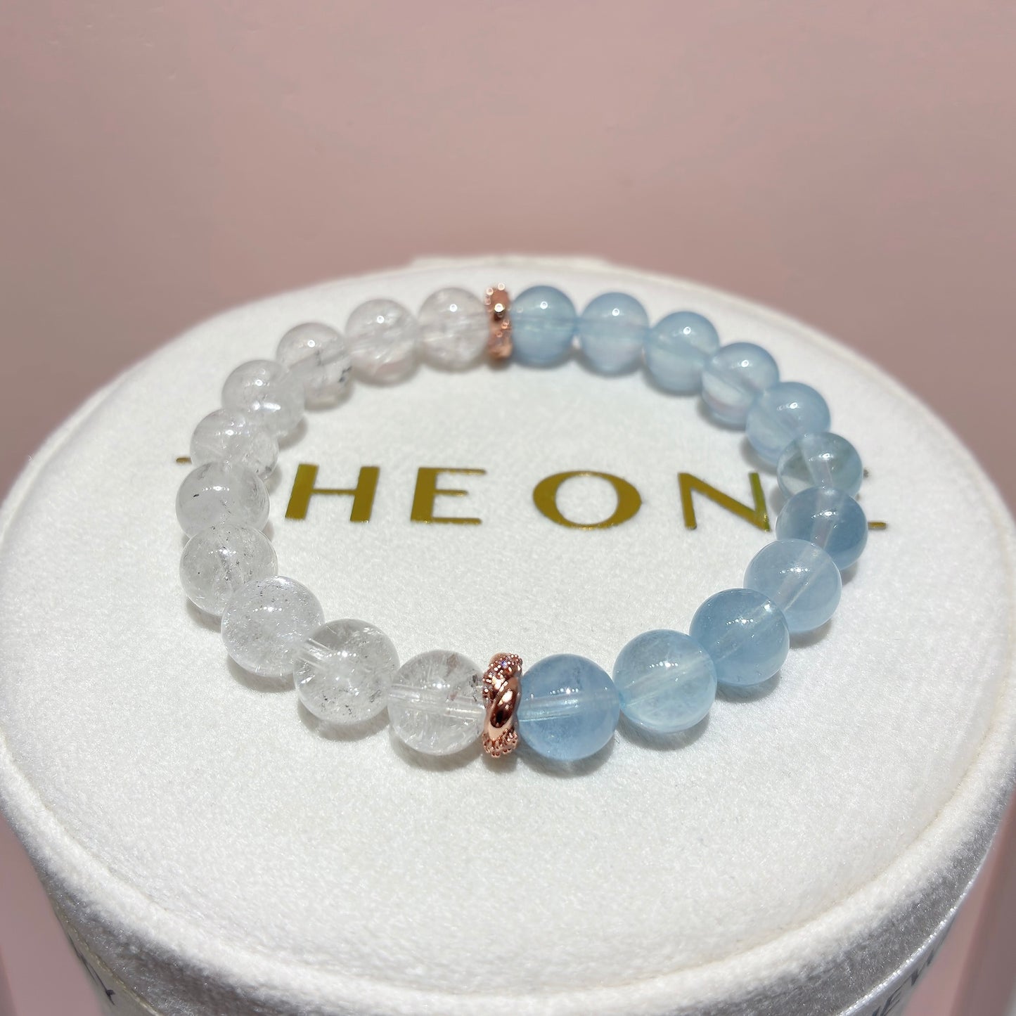 精品*海藍寶 x 白閃靈鑽