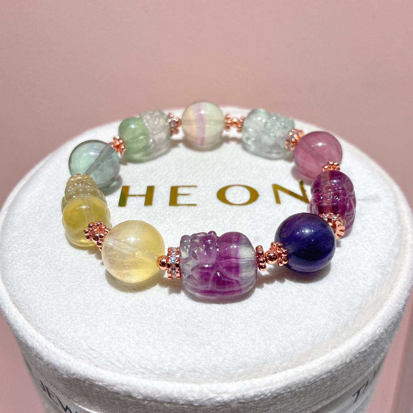 頂級*彩螢石 x 螢石貔貅