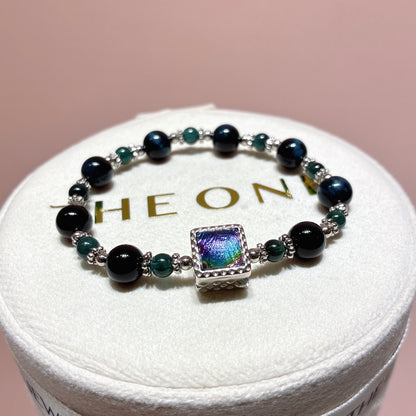 精品*藍綠碧璽 x 瑞典天鐵