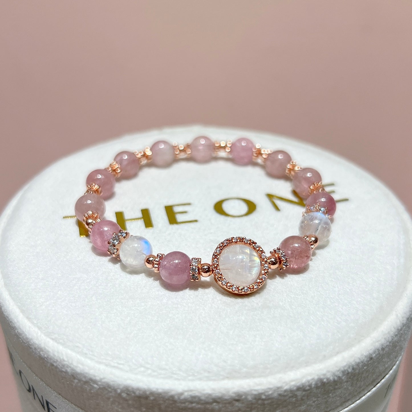 精品*粉碧璽 x 月亮石