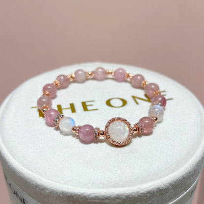 精品*粉碧璽 x 月亮石