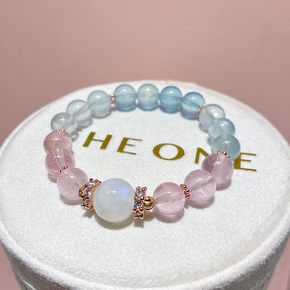 精品*冰種摩根石 x 月亮石