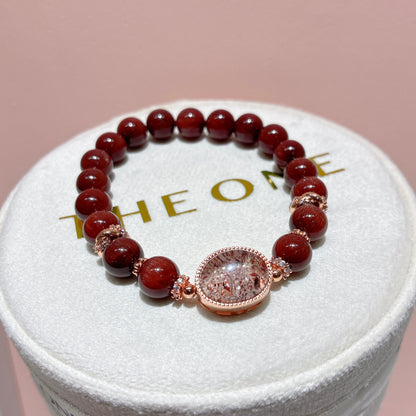 精品*巴西紅順髮晶 x 超級七