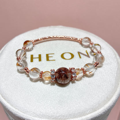 精品*羽毛鈦晶 x 雪霜幽靈髮晶