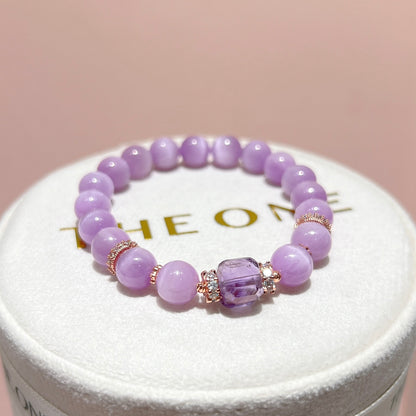 精品*紫鋰輝 x 紫水晶魔方