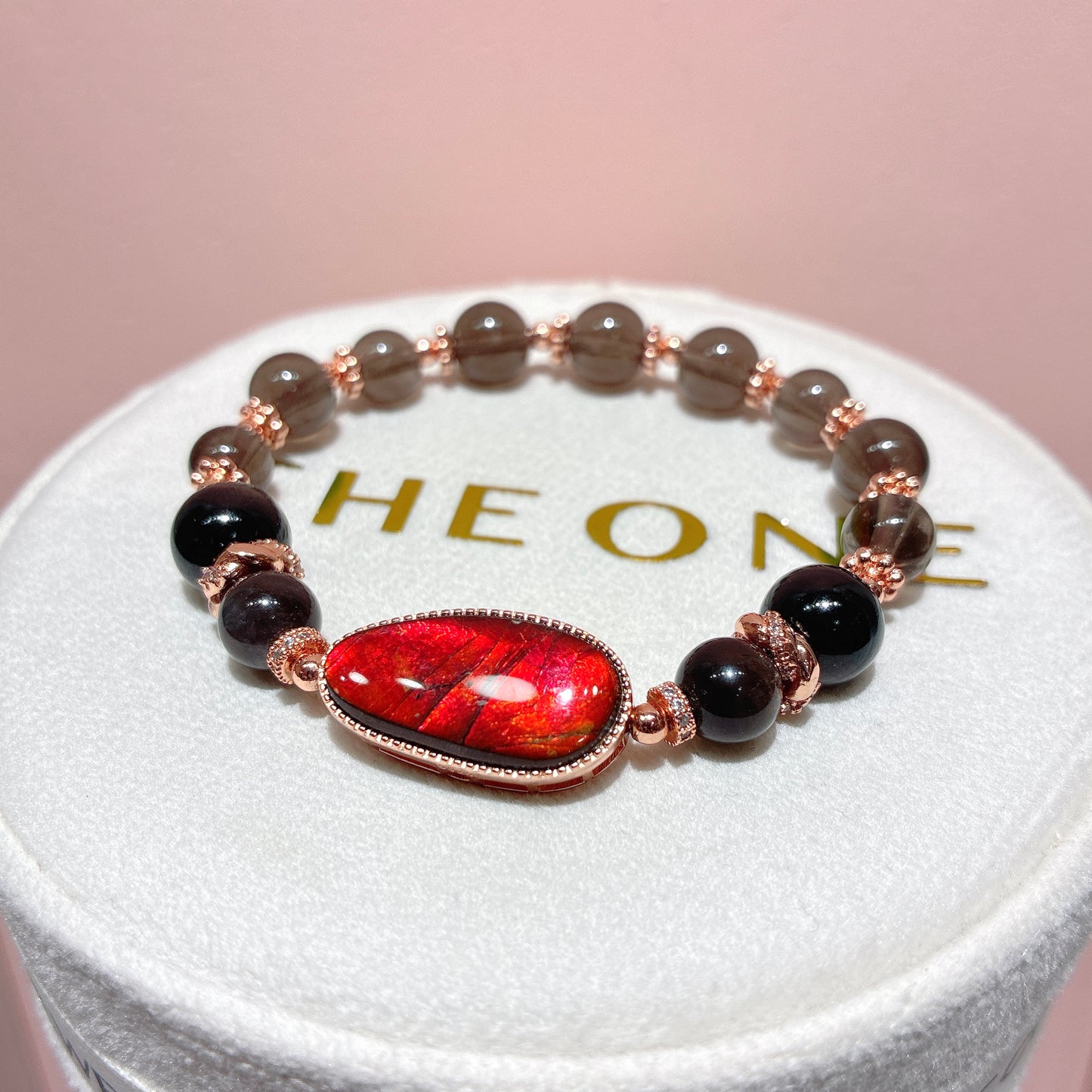 精品*黑隕石 x 斑彩石