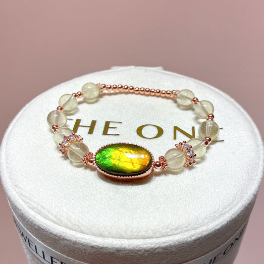 精品*黃金隕石 x 斑彩石