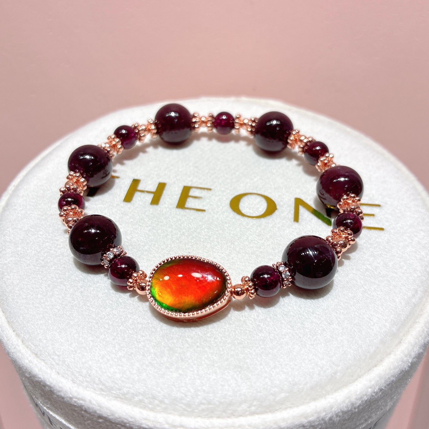 精品*星光石榴石 x 斑彩石