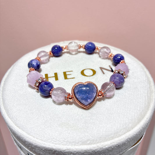 精品*紫龍晶 x 坦桑石