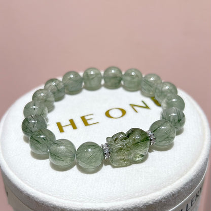 精品*綠髮晶 x 綠髮晶貔貅