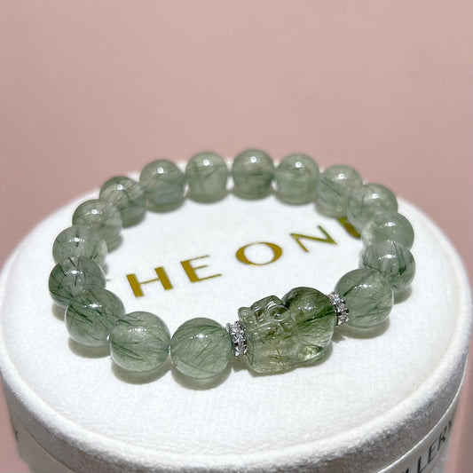 精品*綠髮晶 x 綠髮晶貔貅