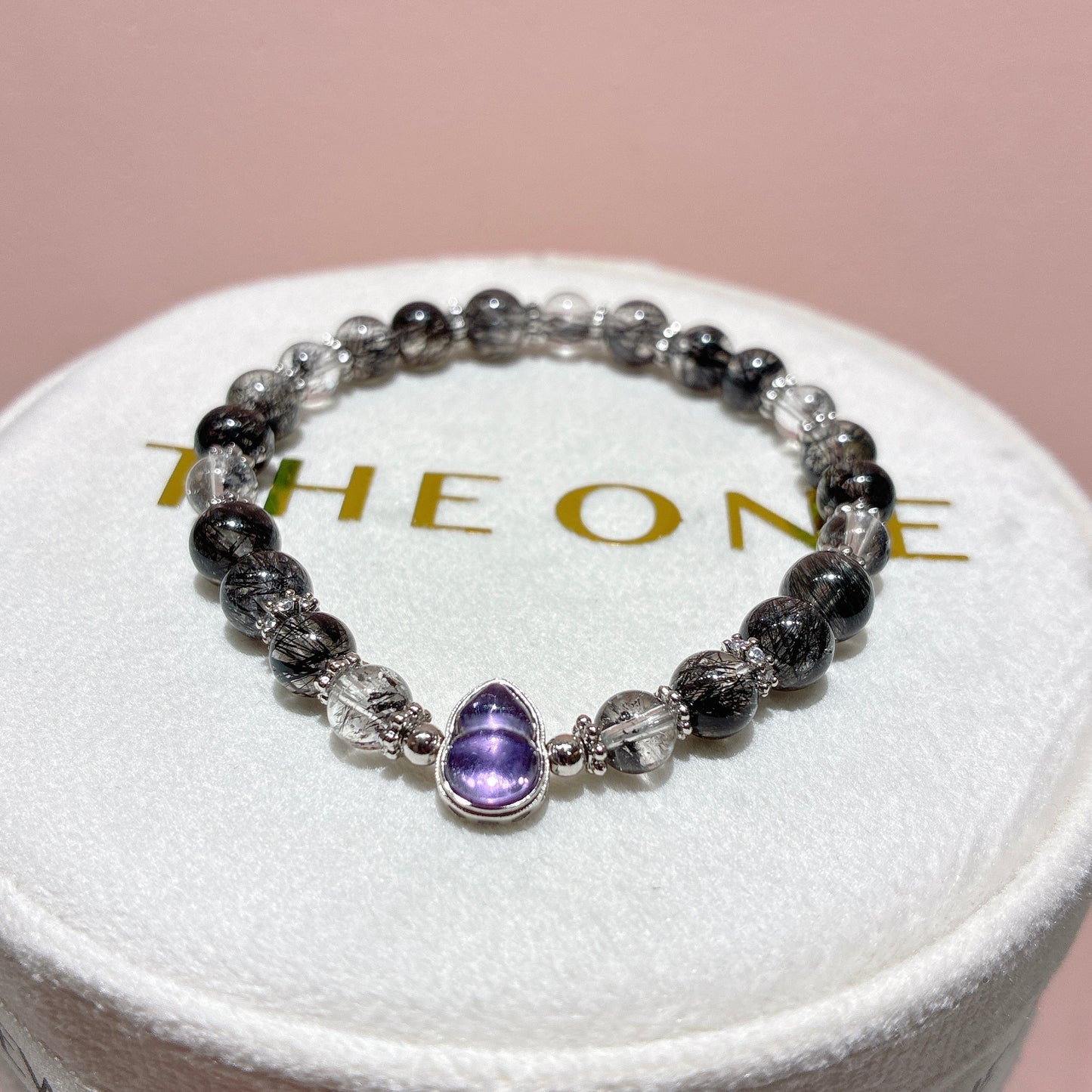 精品*黑髮晶 x 紫晶葫蘆