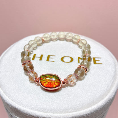 精品*黃金隕石 x 斑彩石