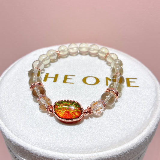 精品*黃金隕石 x 斑彩石