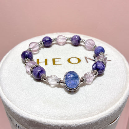 精品*紫龍晶 x 坦桑石