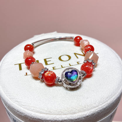精品*金草莓太陽石 x 瑞典天鐵