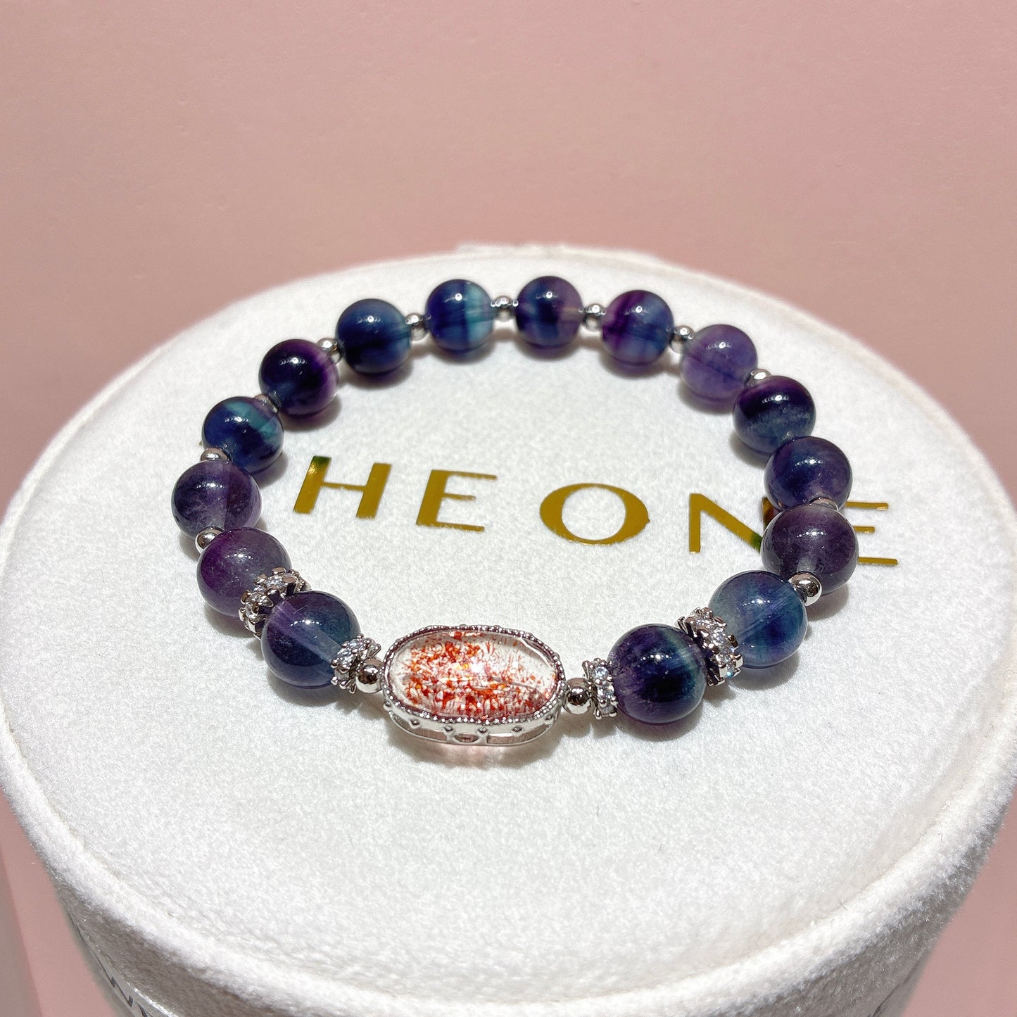 頂級*彩螢石 x紅超級七