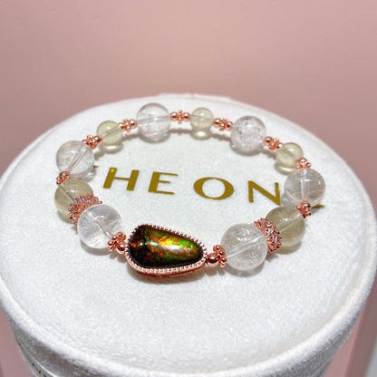 精品*黃金隕石 x 斑彩石