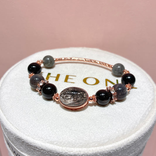 精品*金運石 x 黑髮晶