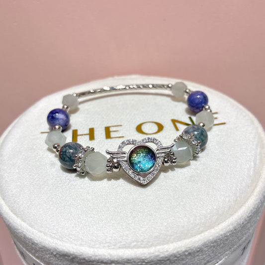 精品*彩月亮石 x 瑞典天鐵