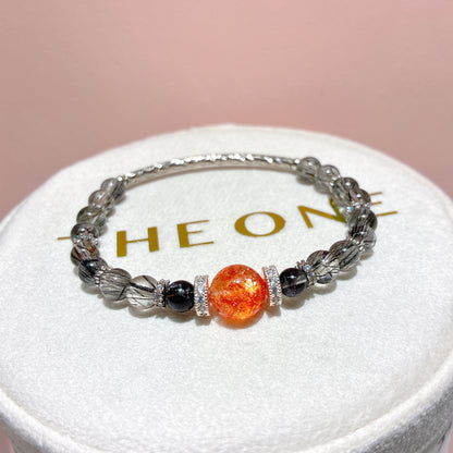 精品*黑順髮晶 x 金太陽