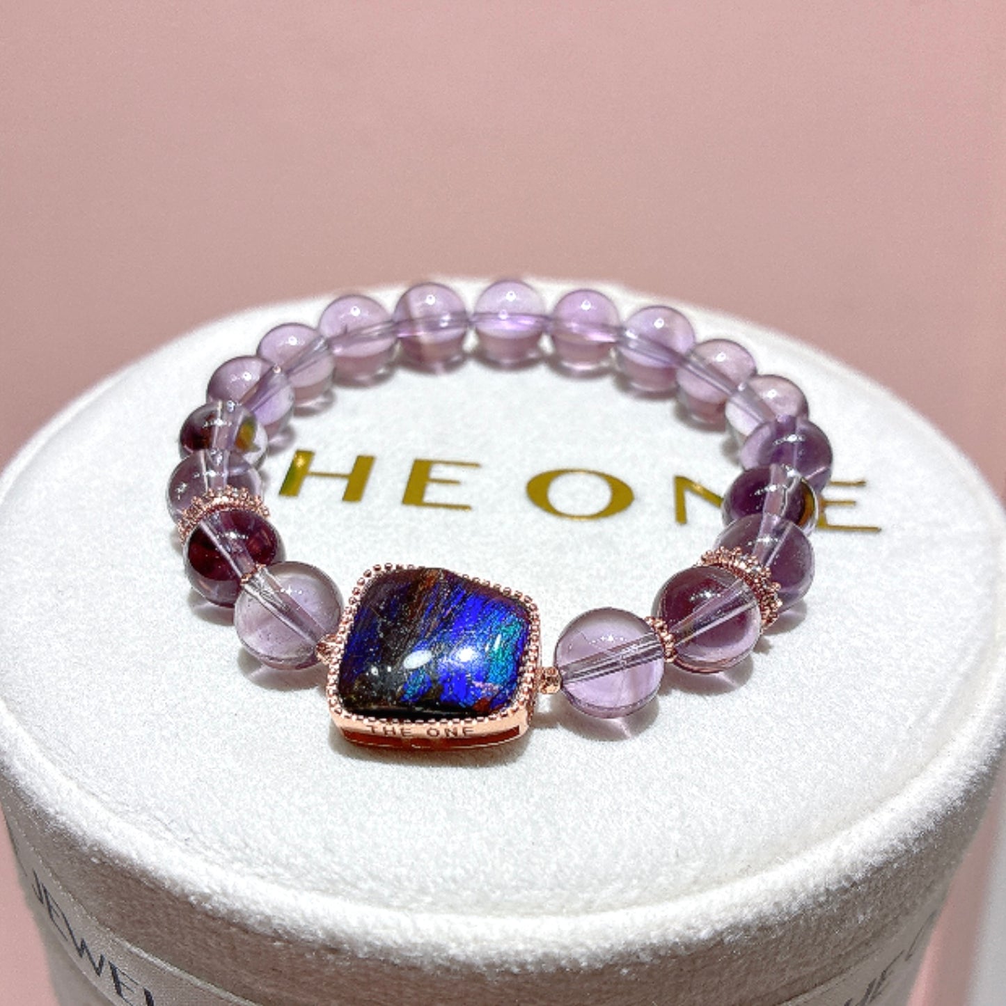 頂級*玻利紫水晶 x 斑彩石