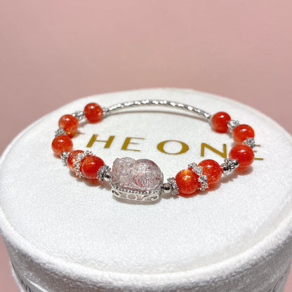 頂級*金草莓太陽石 x 超級七貔貅