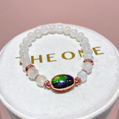 精品*馬島月亮石 x 斑彩石