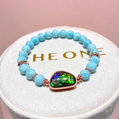 精品*拉利瑪 x 斑彩石