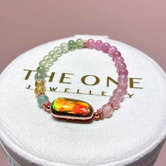 精品*阿富汗糖果碧璽 x 斑彩石