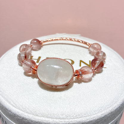 精品*粉兔毛 x 白兔毛