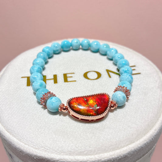 精品*拉利瑪 x 斑彩石