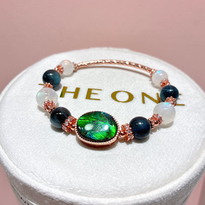 頂級*魔鬼海藍寶 x 斑彩石